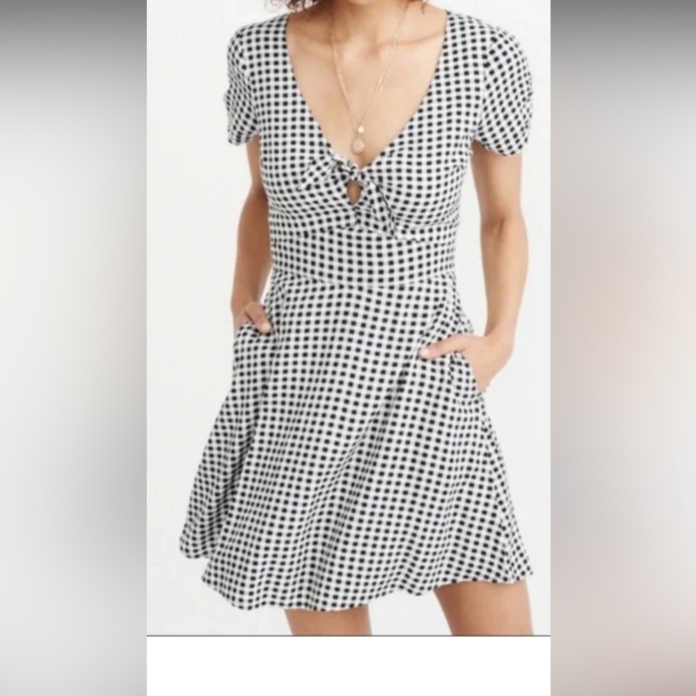 Abercrombie and fitch gingham dress